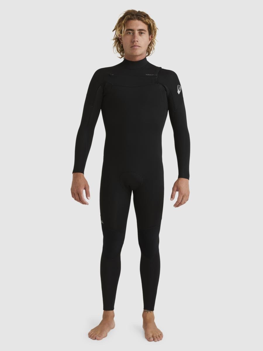 Quiksilver 3/2mm Everyday Sessions - Chest Zip Wetsuit For Men Black. Quiksilver Steamers in Mens Steamers & Mens Wetsuits. Code: EQYW103166