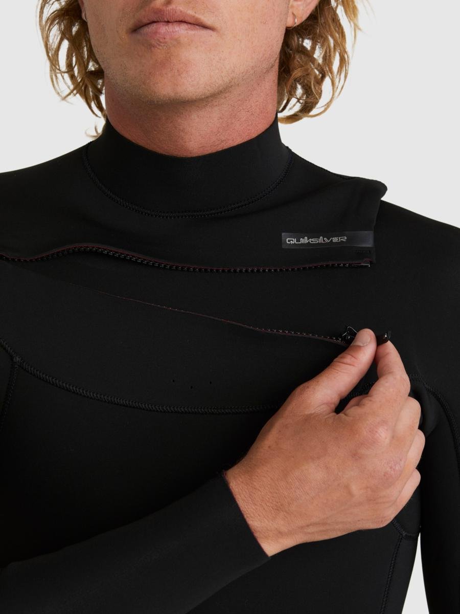 Quiksilver 3/2mm Everyday Sessions - Chest Zip Wetsuit For Men Black. Quiksilver Steamers in Mens Steamers & Mens Wetsuits. Code: EQYW103166