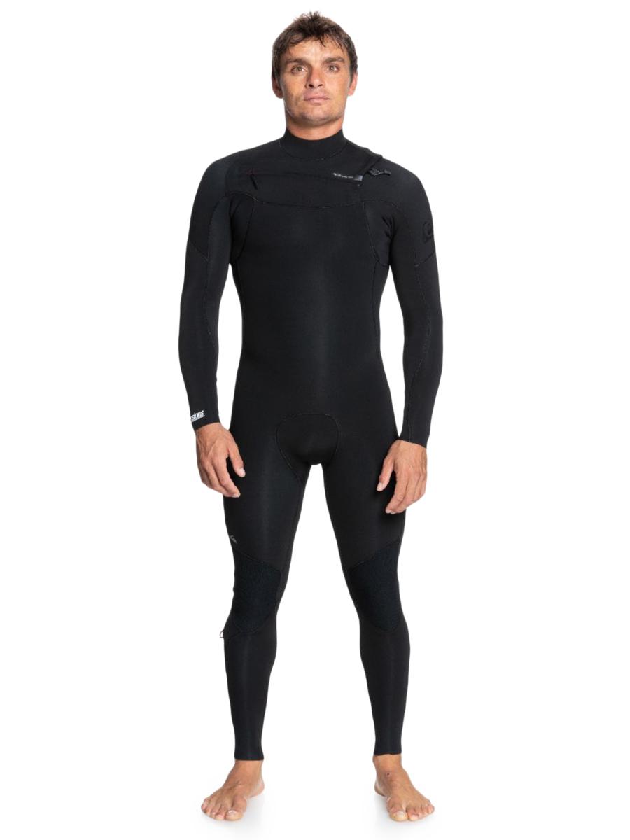 Quiksilver 3/2mm Everyday Sessions - Chest Zip Wetsuit For Men Black. Quiksilver Steamers in Mens Steamers & Mens Wetsuits. Code: EQYW103166