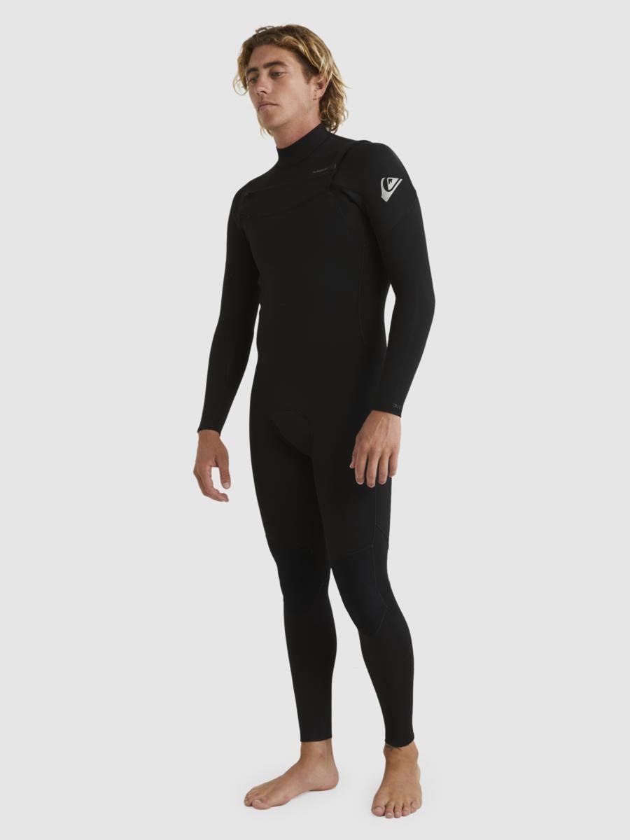 Quiksilver 3/2mm Everyday Sessions - Chest Zip Wetsuit For Men Black. Quiksilver Steamers in Mens Steamers & Mens Wetsuits. Code: EQYW103166