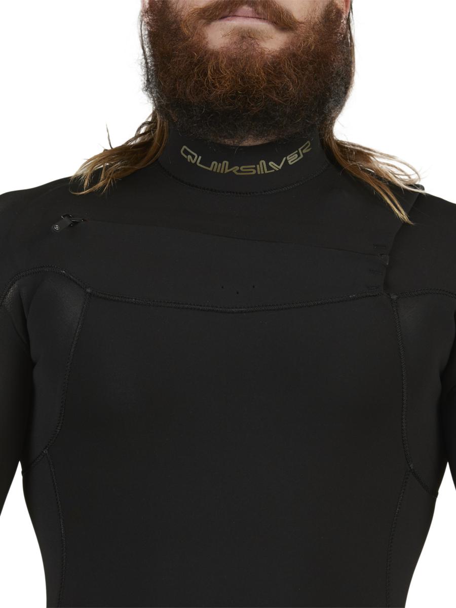 Quiksilver 2/2mm Everyday Sessions - Short Sleeve Chest Zip Springsuit For Men Black. Quiksilver Steamers in Mens Steamers & Mens Wetsuits. Code: EQYW303021