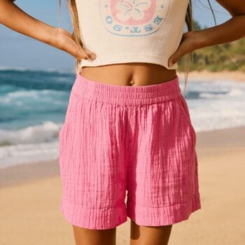 Roxy Milky Shell Pink Cosmos. Roxy Walkshorts - Fitted Waist in Girls Walkshorts - Fitted Waist & Girls Shorts. Code: ERGNS03191