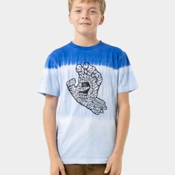 Santa Cruz Skateboards Letter Hand Mono Front Te Cobalt Tie Dye. Santa Cruz Skateboards Tees in Boys Tees & Boys T-shirts & Singlets. Code: SB225-SS11