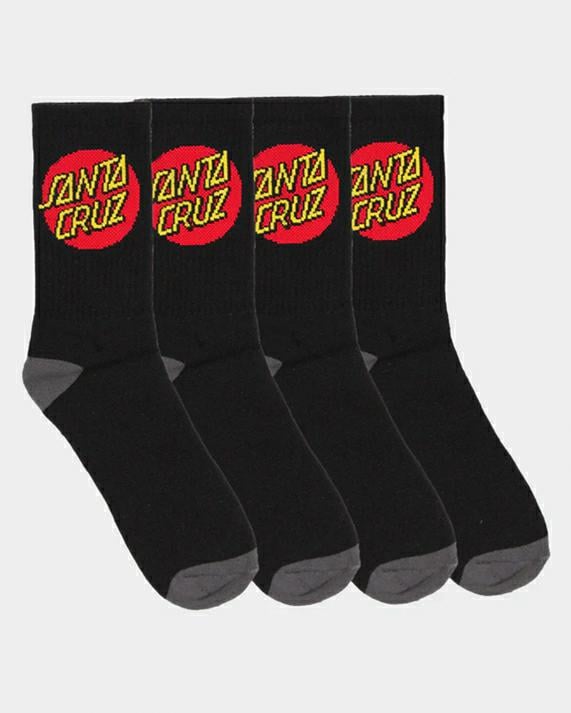 Santa Cruz Skateboards Classic Dot Crew 4 Pack Black. Santa Cruz Skateboards Socks, Underwear, Pyjamas in Mens Socks, Underwear, Pyjamas & Mens Footwear. Code: SM123-SO01