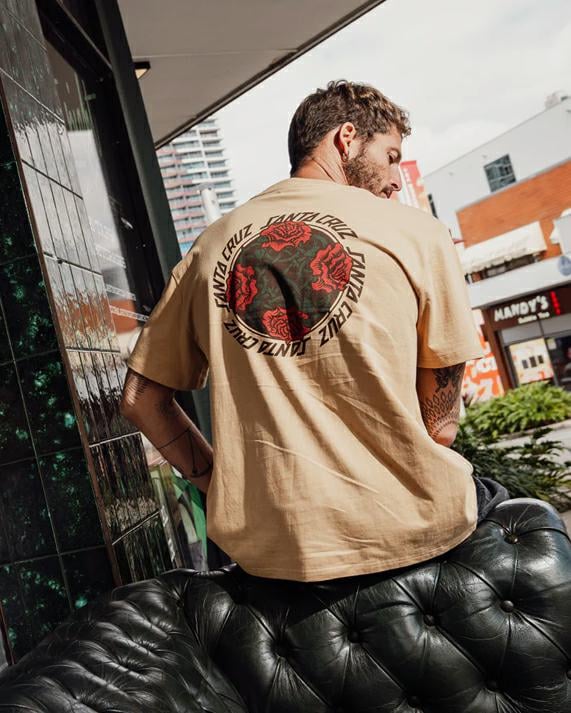 Santa Cruz Skateboards Dressen Roses Solo Ss T Tan. Santa Cruz Skateboards Tees in Mens Tees & Mens T-shirts & Singlets. Code: SM225-SS13