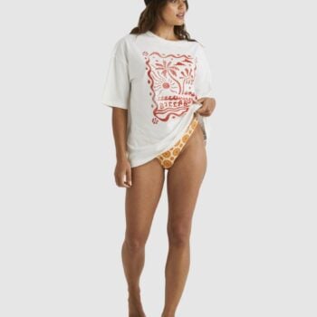 Billabong Coco Palm - Oversized T-shirt For Women Salt Crystal. Billabong Tees in Womens Tees & Womens T-shirts & Singlets. Code: UBJZT00357