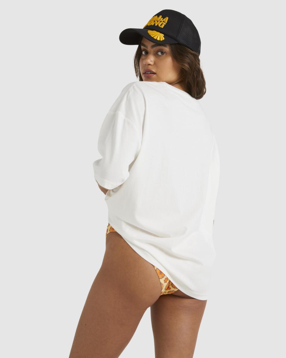 Billabong Coco Palm - Oversized T-shirt For Women Salt Crystal. Billabong Tees in Womens Tees & Womens T-shirts & Singlets. Code: UBJZT00357