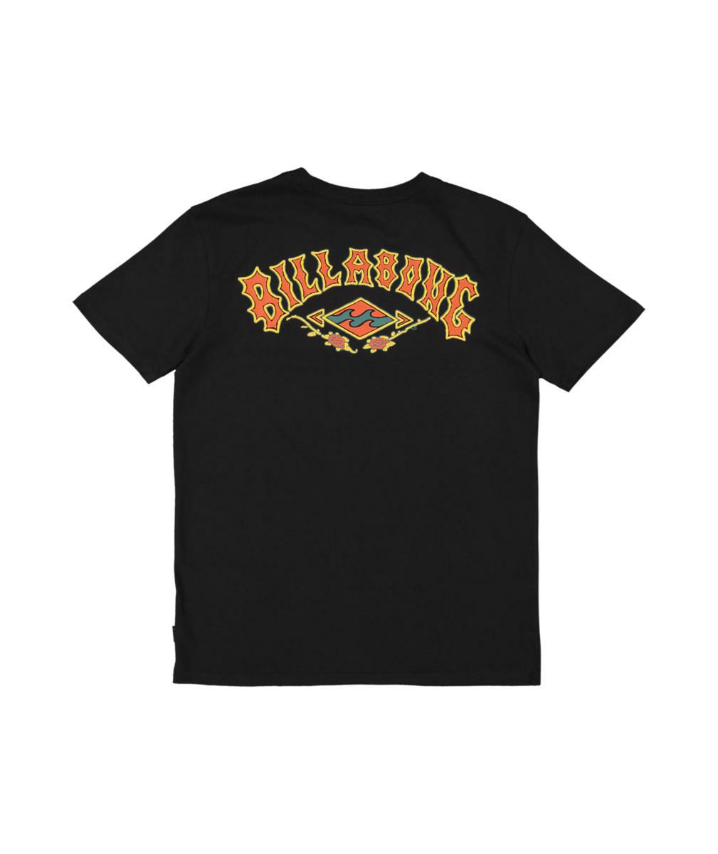 Billabong Groms Rose Arch Ss Washed Black. Billabong Tees in Boys Tees & Boys T-shirts & Singlets. Code: UBTZT00209