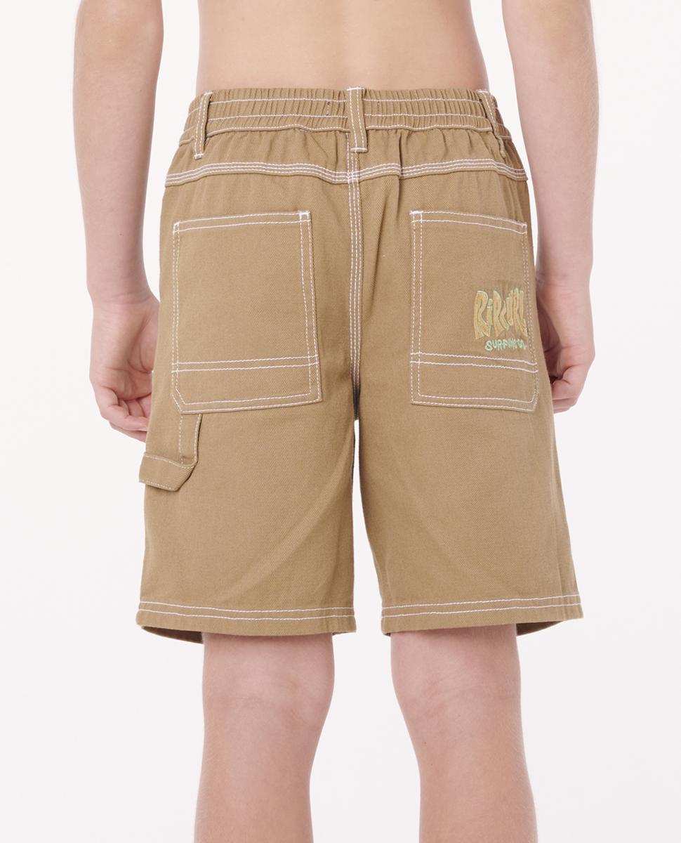 Rip Curl Hyped Twill Short - Boy Dark Khaki. Rip Curl Walkshorts - Fitted Waist in Boys Walkshorts - Fitted Waist & Boys Shorts. Code: 01HBWS