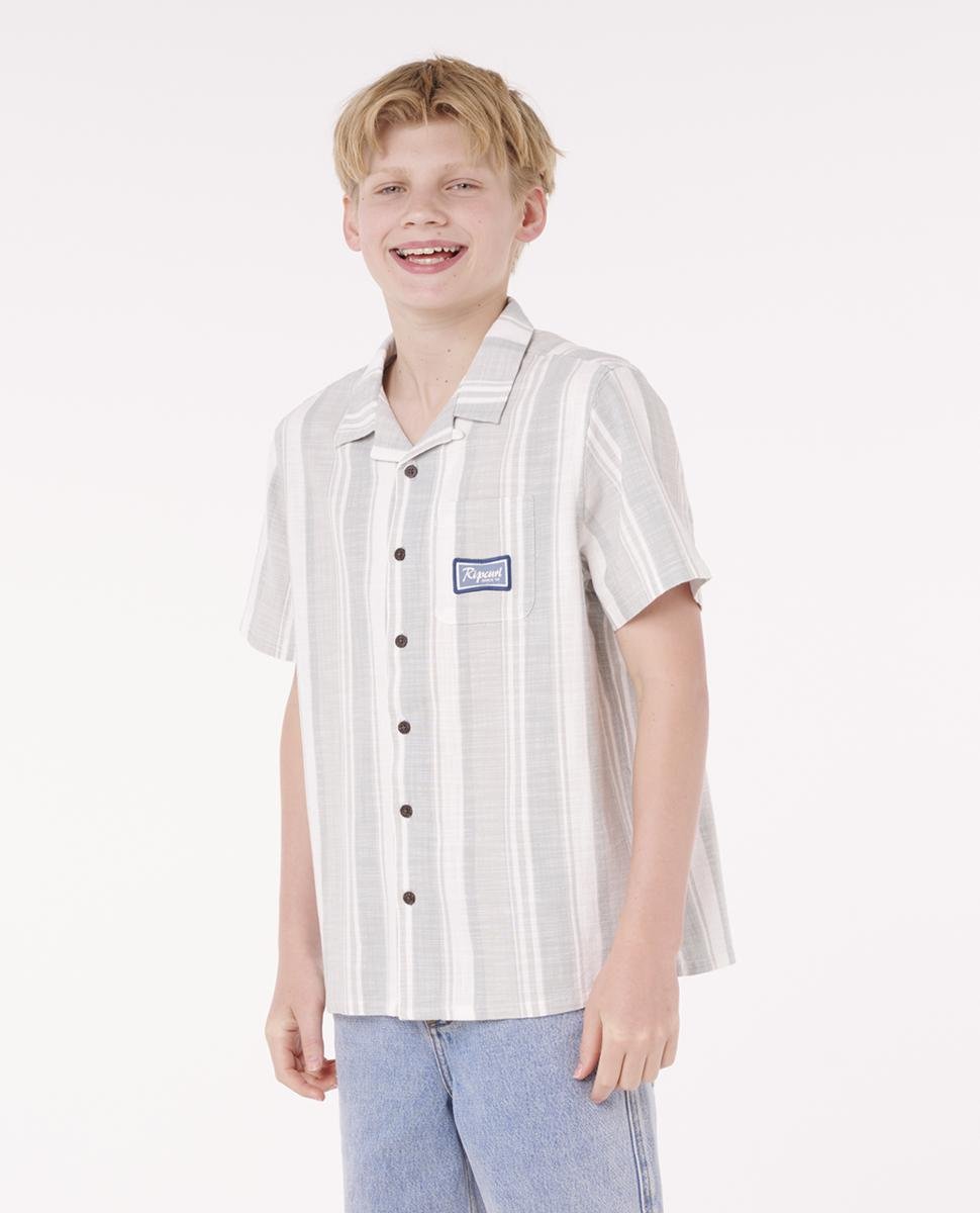 Rip Curl Mod Cali Stripe S/s Shirt - Boys Bluefin. Rip Curl Shirts - Short Sleeve in Boys Shirts - Short Sleeve & Boys Shirts. Code: 01WBSH
