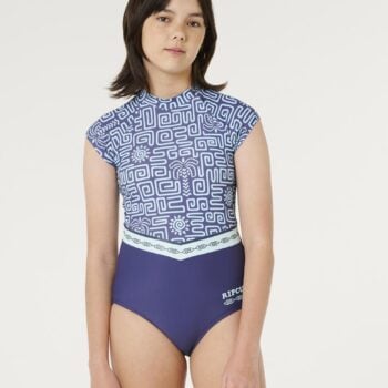 Rip Curl Sunset Luau Ss Surfsuit - Girls Washed Navy. Rip Curl Swimwear - One Piece in Girls Swimwear - One Piece & Girls Swimwear. Code: 035GSW