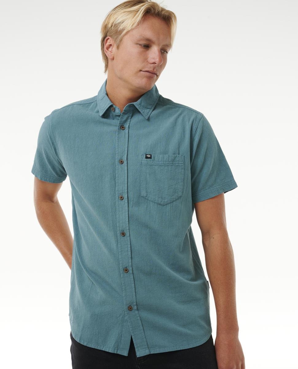 Rip Curl Classic Surf Washed S/s S Bluestone. Rip Curl Shirts - Short Sleeve in Mens Shirts - Short Sleeve & Mens Shirts. Code: 042MSH