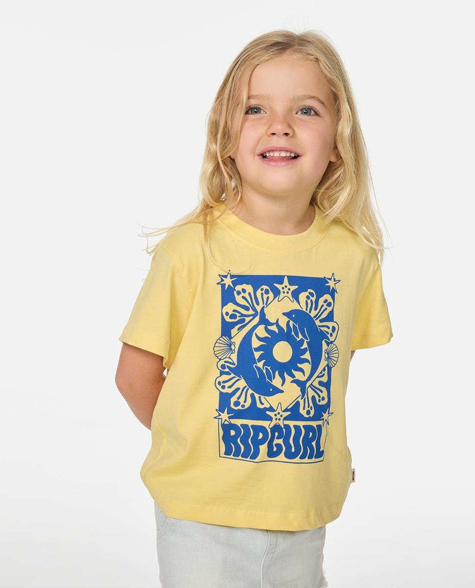 Rip Curl Sun Swell Dolphin Tee-gir Banana. Rip Curl Tees in Toddler Girls Tees & Toddler Girls T-shirts & Singlets. Code: 04NJTE