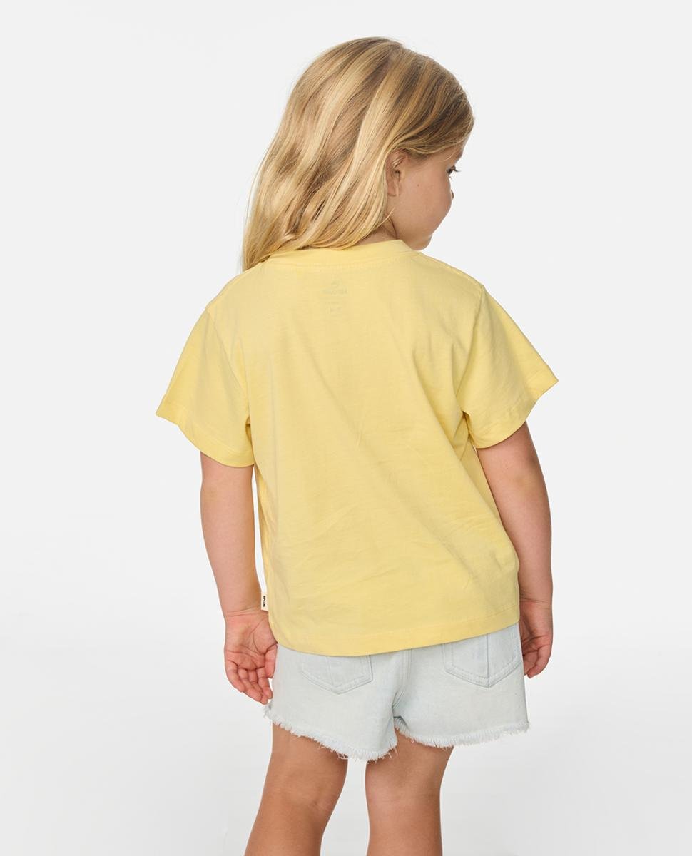 Rip Curl Sun Swell Dolphin Tee-gir Banana. Rip Curl Tees in Toddler Girls Tees & Toddler Girls T-shirts & Singlets. Code: 04NJTE