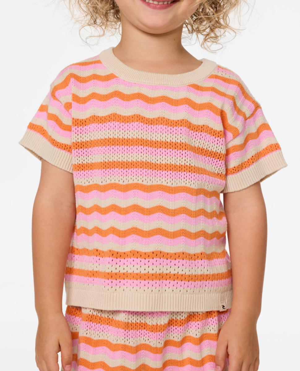 Rip Curl Sunset Stripe Tee -girl Mandarin Orange. Rip Curl Tees in Toddler Girls Tees & Toddler Girls T-shirts & Singlets. Code: 04PJTE
