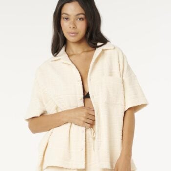 Rip Curl Aloha State Terry Shirt Off White. Rip Curl Shirts - Short Sleeve in Womens Shirts - Short Sleeve & Womens Shirts. Code: 06KWSH