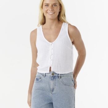 Rip Curl Premium Surf Top White. Rip Curl Shirts - Short Sleeve in Womens Shirts - Short Sleeve & Womens Shirts. Code: 06MWSH