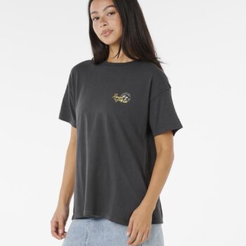 Rip Curl Coconut Relaxed Tee Washed Black. Rip Curl Tees in Womens Tees & Womens T-shirts & Singlets. Code: 0L5WTE