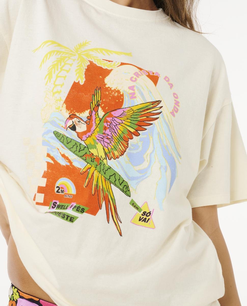 Rip Curl Wave Crest Heritage Tee Vanilla. Rip Curl Tees in Womens Tees & Womens T-shirts & Singlets. Code: 0NFWTE