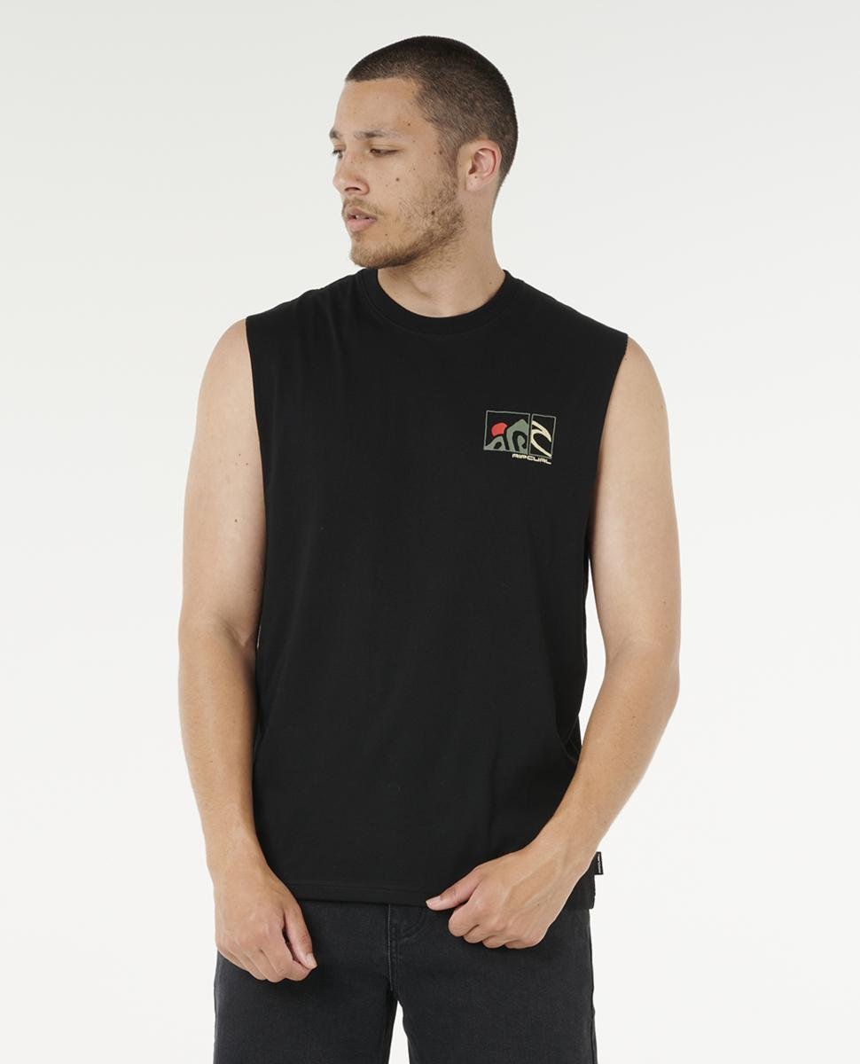 Rip Curl Vaporcool Search Peaks Mu Black. Rip Curl Singlets & Tanks in Mens Singlets & Tanks & Mens T-shirts & Singlets. Code: 0UMMTE