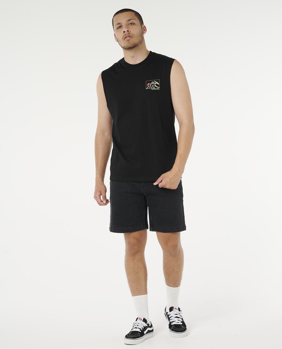 Rip Curl Vaporcool Search Peaks Mu Black. Rip Curl Singlets & Tanks in Mens Singlets & Tanks & Mens T-shirts & Singlets. Code: 0UMMTE