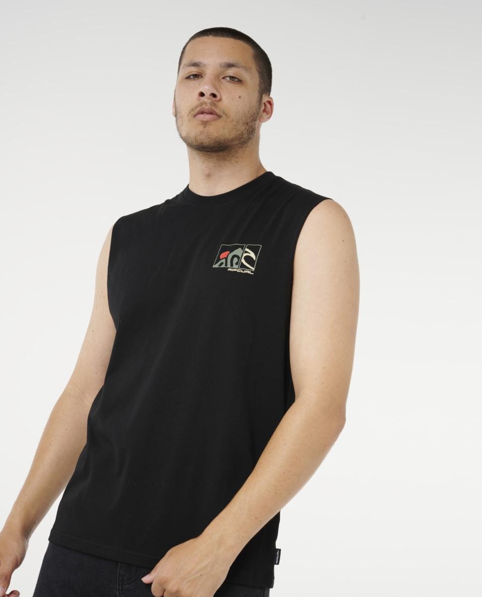Rip Curl Vaporcool Search Peaks Mu Black. Rip Curl Singlets & Tanks in Mens Singlets & Tanks & Mens T-shirts & Singlets. Code: 0UMMTE