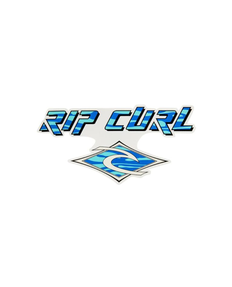 RIP CURL White Vinyl Die-Cut Decal – 6" X 2.9" – Surfing Sticker – Made In USA – Oracal Brand