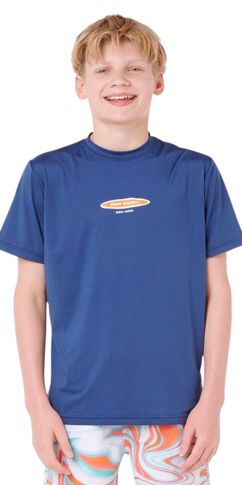 Rip Curl Island Paradiso Upf S/s-b Light Navy. Rip Curl Rashvests in Boys Rashvests & Boys Wetsuits. Code: 134BRV
