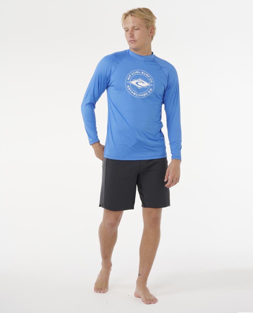 Rip Curl Stapler Upf L/s Blue Gum. Rip Curl Rashvests in Mens Rashvests & Mens Wetsuits. Code: 15ZMRV