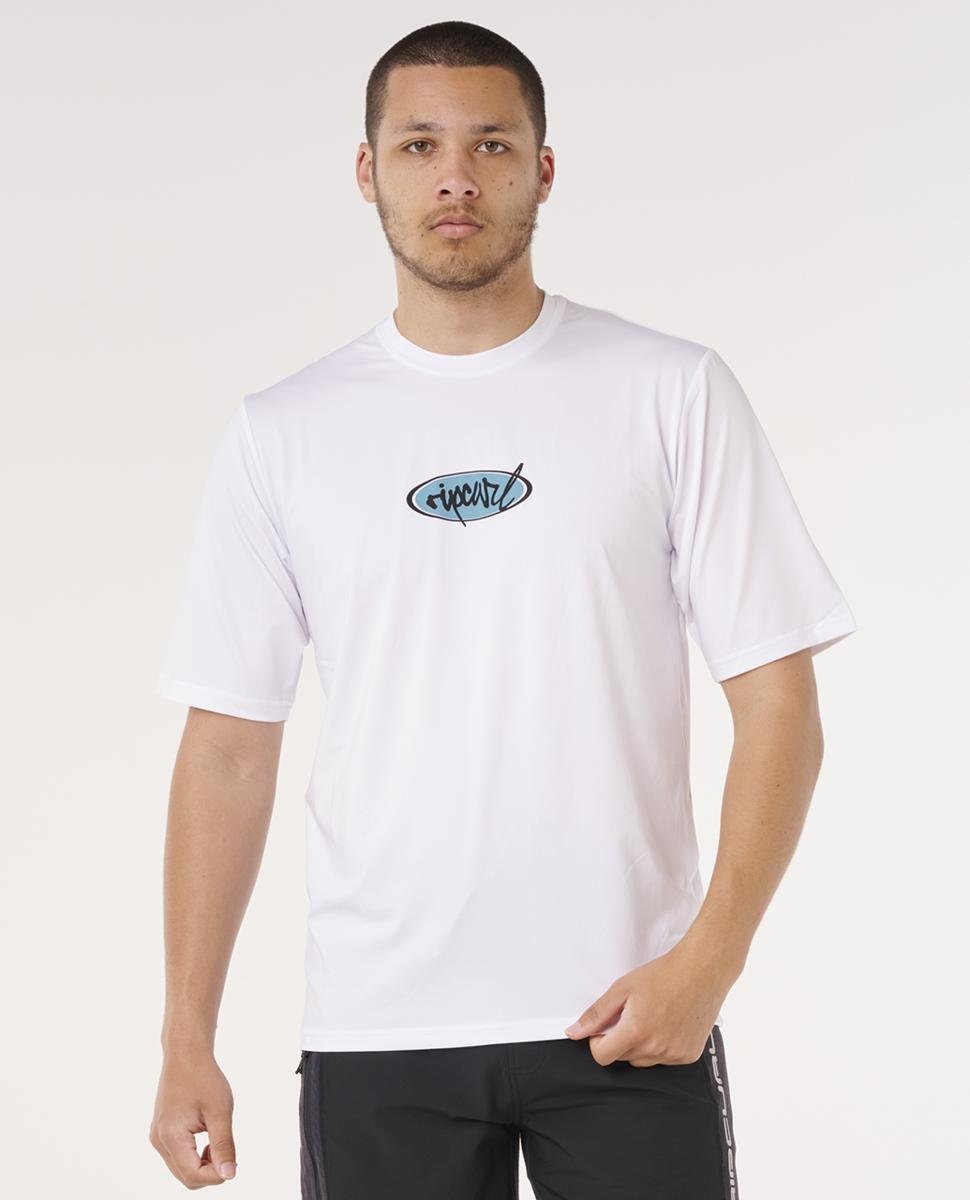 Rip Curl Rip Script Upf S/s White. Rip Curl Rashvests in Mens Rashvests & Mens Wetsuits. Code: 168MRV