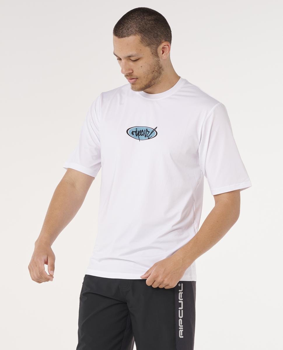 Rip Curl Rip Script Upf S/s White. Rip Curl Rashvests in Mens Rashvests & Mens Wetsuits. Code: 168MRV