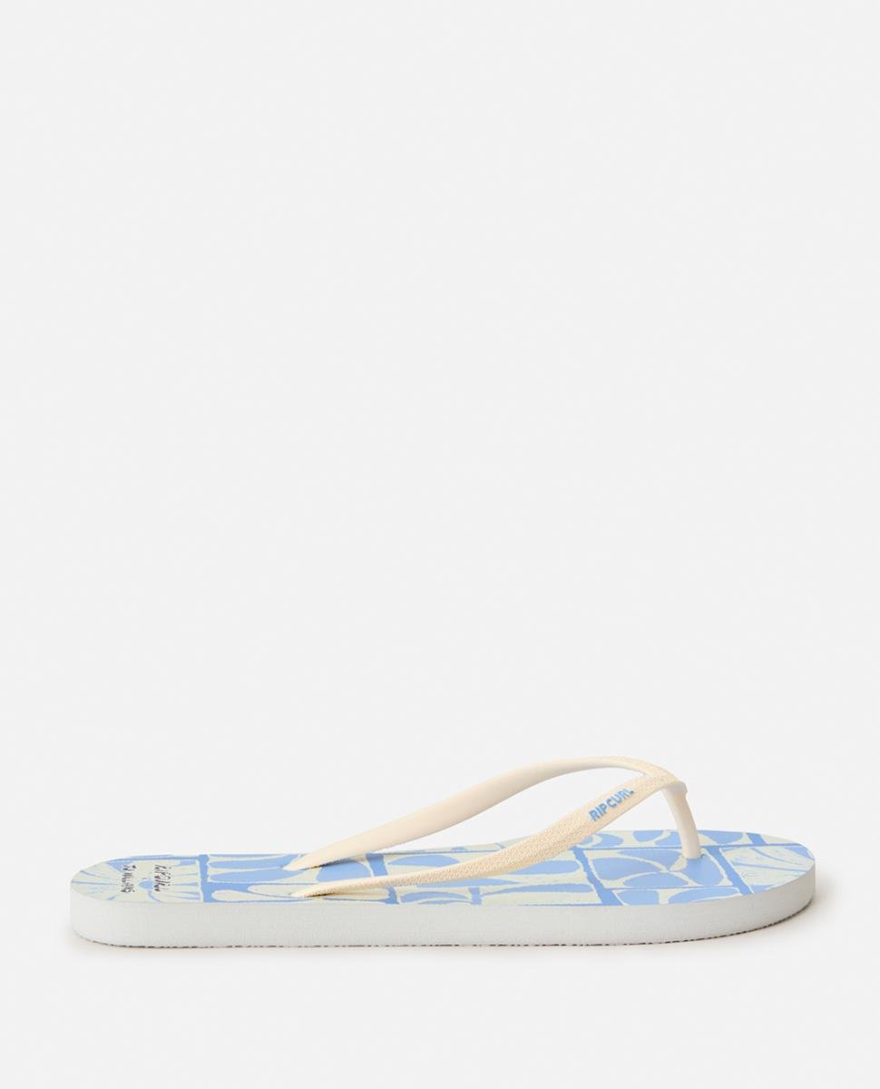 Rip Curl Mixed Bloom Open Toe Thongs Blue/white. Rip Curl Thongs in Womens Thongs & Womens Footwear. Code: 174WOT