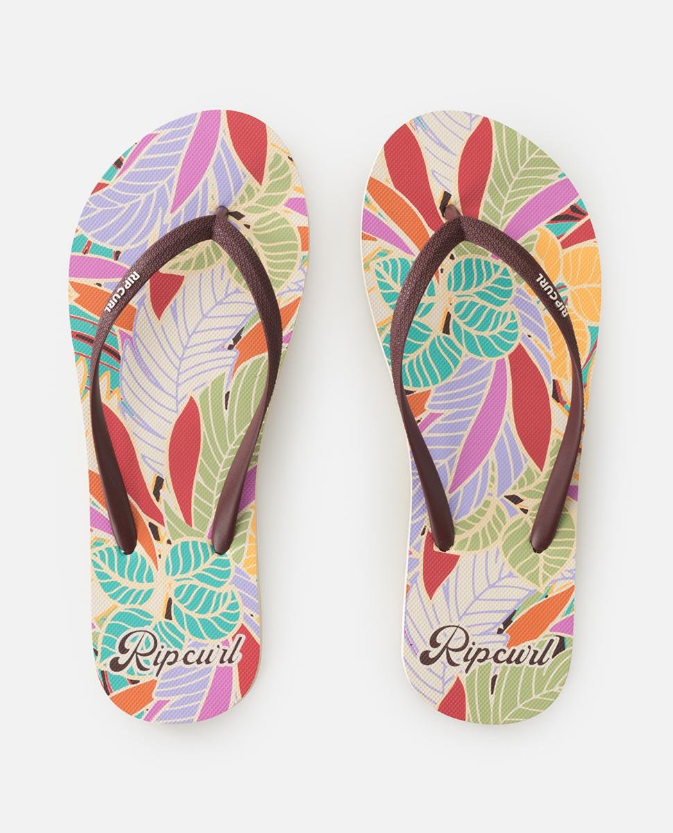 Rip Curl Mixed Bloom Open Toe Thongs Dark Chocolate. Rip Curl Thongs in Womens Thongs & Womens Footwear. Code: 174WOT