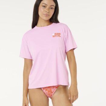 Rip Curl Aloha State Surflite Ss U Pastel Pink. Rip Curl Rashvests in Womens Rashvests & Womens Wetsuits. Code: 195WRV