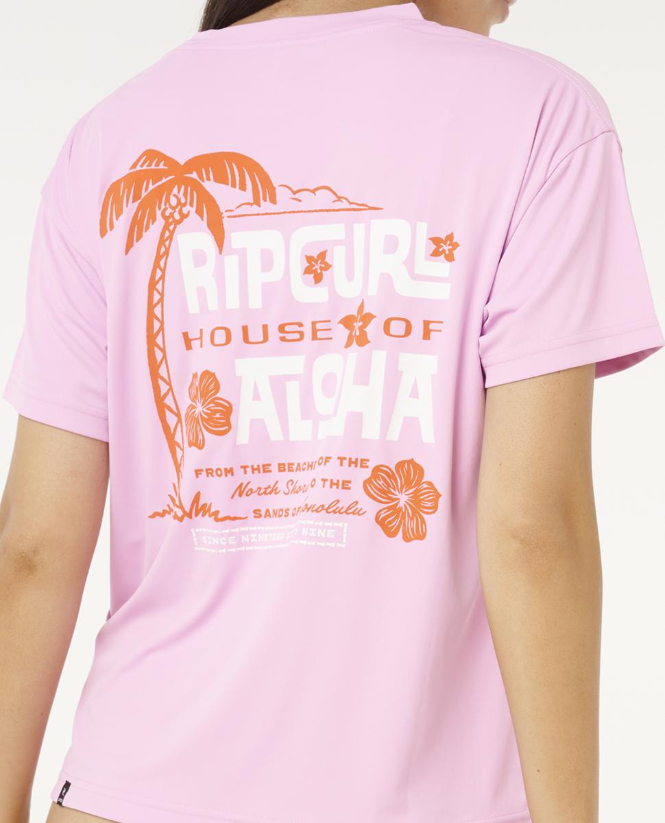 Rip Curl Aloha State Surflite Ss U Pastel Pink. Rip Curl Rashvests in Womens Rashvests & Womens Wetsuits. Code: 195WRV