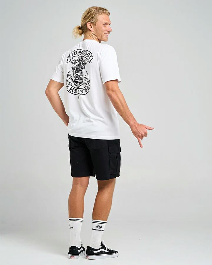 The Mad Hueys Sailor Anchor Ss Tee White. The Mad Hueys Tees in Mens Tees & Mens T-shirts & Singlets. Code: 425M01002