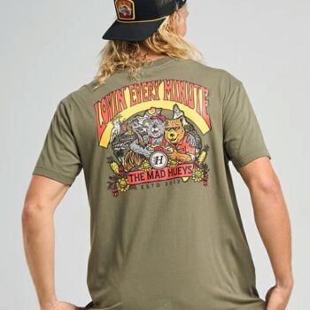 The Mad Hueys Oz Straya Ss Tee Olive. The Mad Hueys Tees in Mens Tees & Mens T-shirts & Singlets. Code: 425M01008