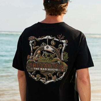 The Mad Hueys The Sea Caption Ss Tee Steel Blue. The Mad Hueys Tees in Mens Tees & Mens T-shirts & Singlets. Code: 425M01011