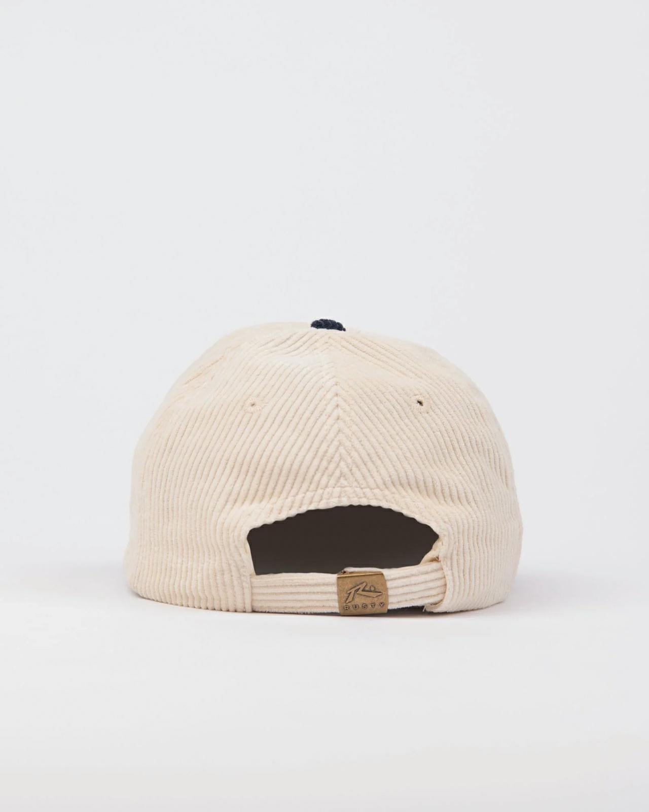 Rusty Orbit Cord 6 Panel Cap Navy Blue. Rusty Hats & Caps in Mens Hats & Caps & Mens Headwear. Code: HCM1075