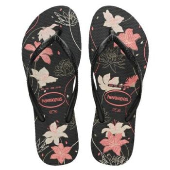 Havaianas Slim Organic Blk Drk Rose Black Dark Ash Rose. Havaianas Thongs in Womens Thongs & Womens Footwear. Code: HSPO775PF