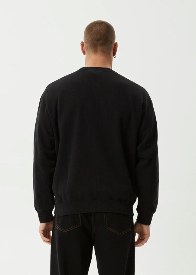 Afends Surf or Fly Crew BLACK Southern Man