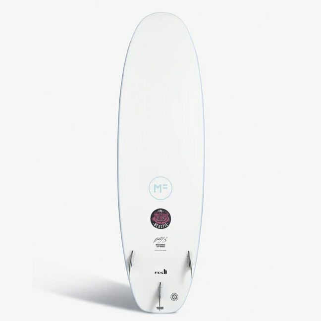 Mick Fanning The Beastie 6’0 Mick Fanning The Beastie 6'0 MF BEASTIE - WHITE – Powerlinez Surf Shop