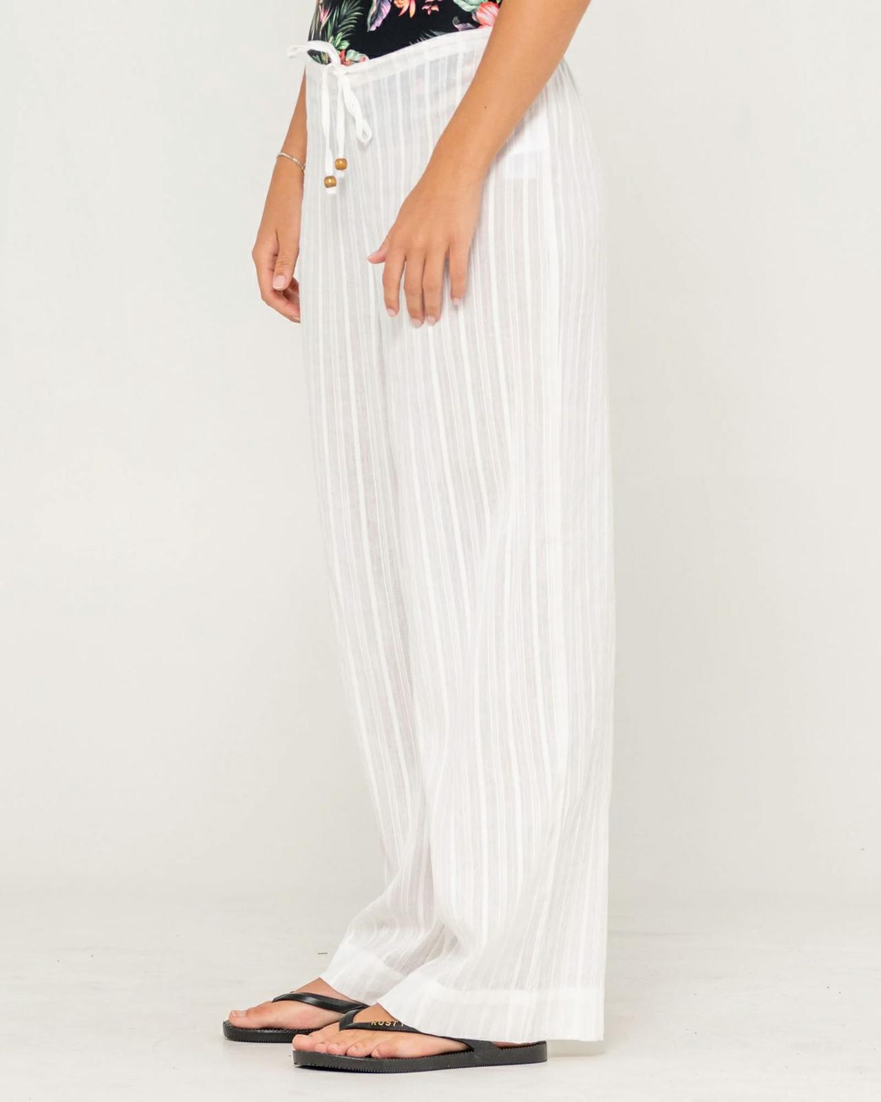 Rusty Cici Sheer Beach Pant White. Rusty Pants in Womens Pants & Womens Pants & Jeans. Code: SCL0447