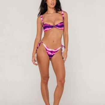 Rusty 2 Dye 4 Brazilian Rouched Pink Tie Dye. Rusty Swimwear - Separates in Womens Swimwear - Separates & Womens Swimwear. Code: SWL1756