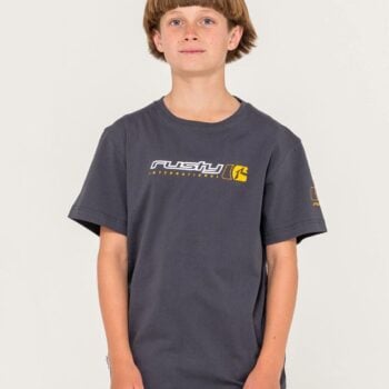 Rusty Jetsetter Tee Boys Carbon. Rusty Tees in Boys Tees & Boys T-shirts & Singlets. Code: TTB0820