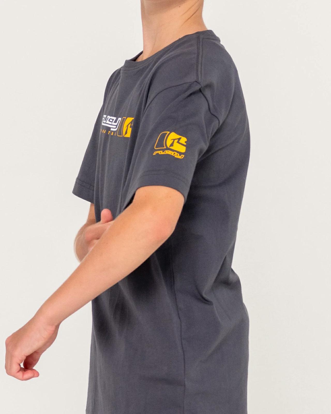 Rusty Jetsetter Tee Boys Carbon. Rusty Tees in Boys Tees & Boys T-shirts & Singlets. Code: TTB0820