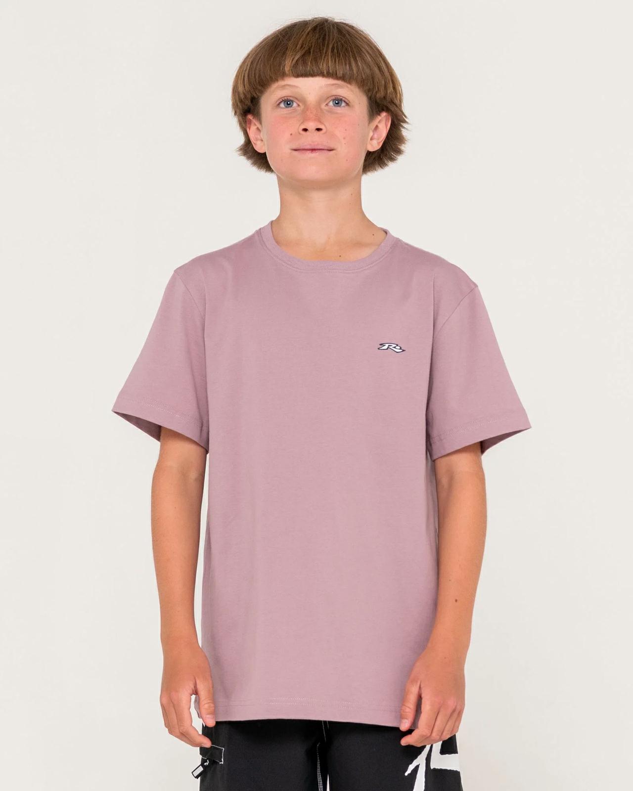 Rusty Registered Short Sleeve T Elderberry. Rusty Tees in Boys Tees & Boys T-shirts & Singlets. Code: TTB0822