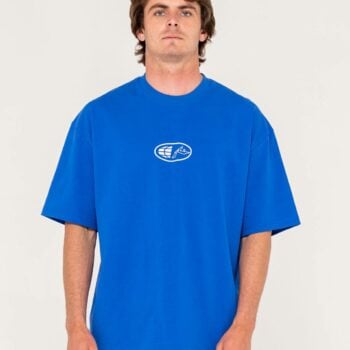 Rusty Outer There Short Sleeve Royal Blue. Rusty Tees in Mens Tees & Mens T-shirts & Singlets. Code: TTM2972