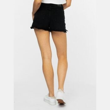 Rusty Penny Kick Flare Denim Retro Black. Rusty Walkshorts - Fitted Waist in Womens Walkshorts - Fitted Waist & Womens Shorts. Code: WKL0683