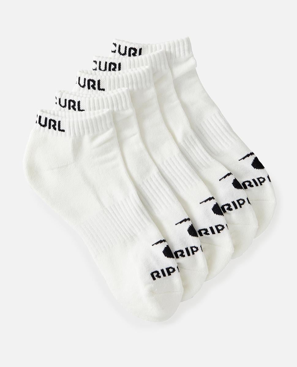 Rip Curl Men`s Brand Ankle Sock - 5 Pack White. Rip Curl Socks, Underwear, Pyjamas in Mens Socks, Underwear, Pyjamas & Mens Footwear. Code: 006MSO